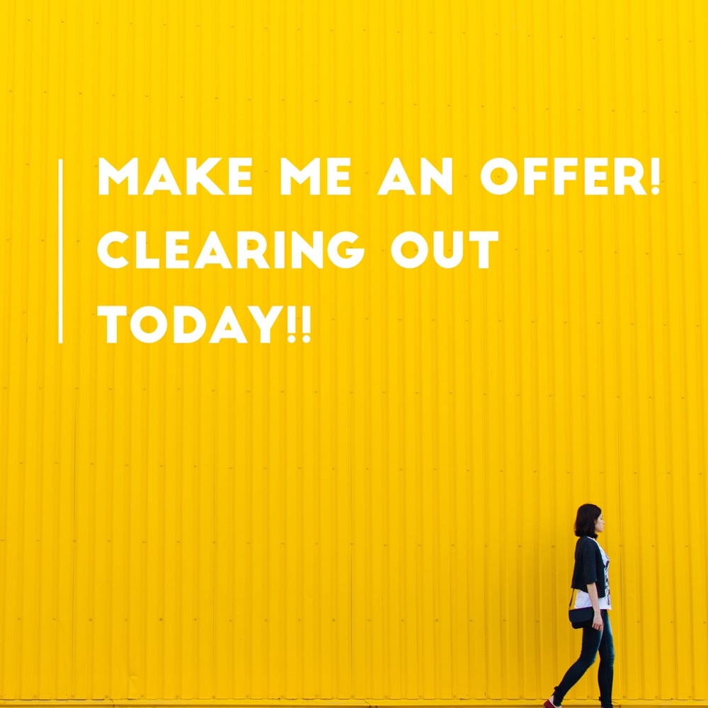 Reasonable offers accepted!
